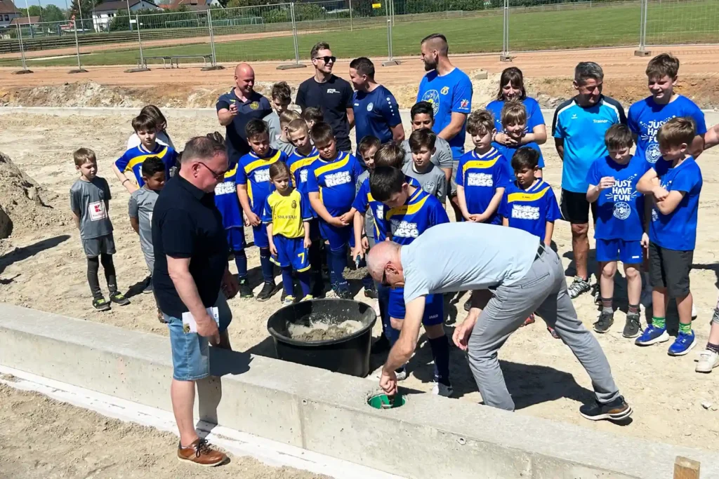 Grundsteinlegung zum Spreewald Sportpark
