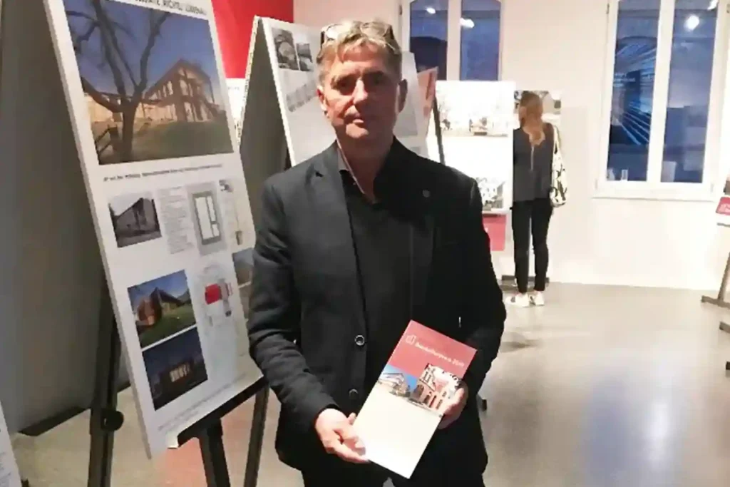 Günther Rentsch bei der Ausstellung Baukulturpreis in Potsdam, Beitragsbild